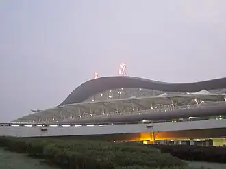 Terminal 2 van de luchthaven