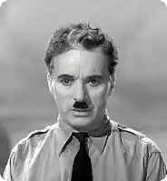Charlie Chaplin in The Great Dictator