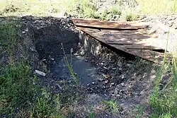 De oude schacht in 2019