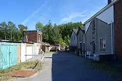 Oude gebouwen van de Charbonnage