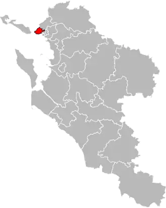 Locatie van het kanton