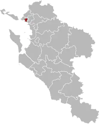 Locatie van het kanton