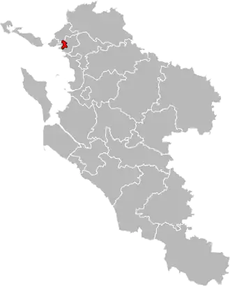 Locatie van het kanton