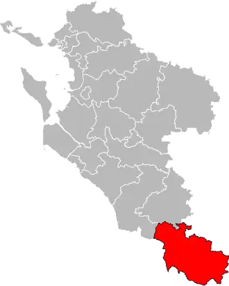 Locatie van het kanton