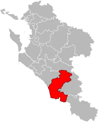 Locatie van het kanton