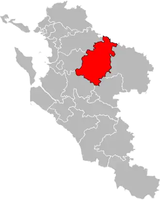 Locatie van het kanton