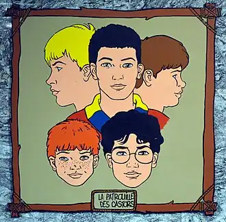 De Beverpatroelje in het metrostation Janson in Charleroi