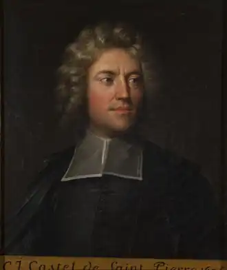 Olieverf op doek van François de Troy in het Institut de Paris.