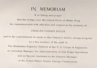 Charles Vanden Bulck - In Memoriam