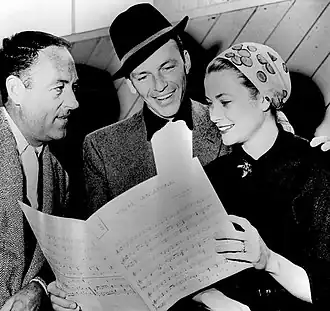 Charles Walters met Frank Sinatra en Grace Kelly