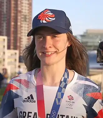 Worthington tijdens de Olympische Spelen in Tokio