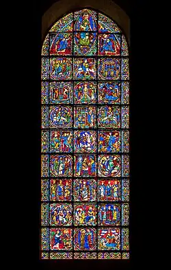 Centrale westelijke raam