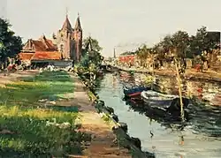 Along the canal, Haarlem, 1884