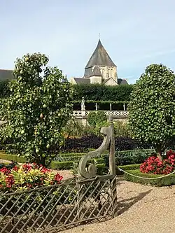 Hekwerk in de kasteeltuin van het kasteel van Villandry