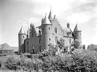 Het Kasteel van Zuthove door Georges Louis Arlaud