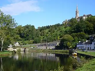 Gezicht op Châteauneuf-du-Faou