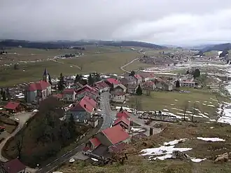 Gezicht op Châtelblanc