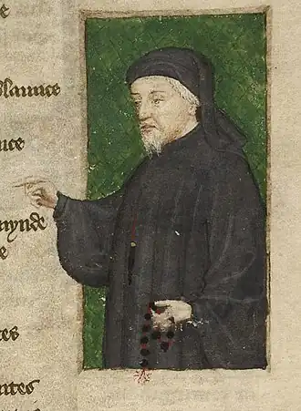 Detail uit het manuscript van Hoccleve