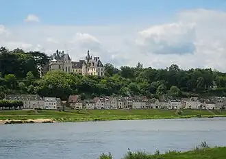 Gezicht op Chaumont-sur-Loire