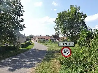 Gezicht op Chazelles