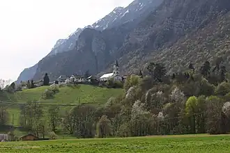 Gezicht op Montailleur