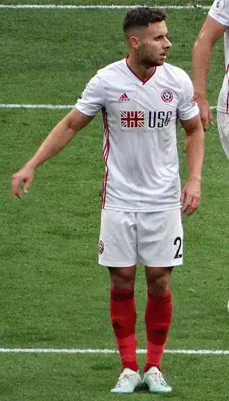 Baldock met Sheffield United in 2019