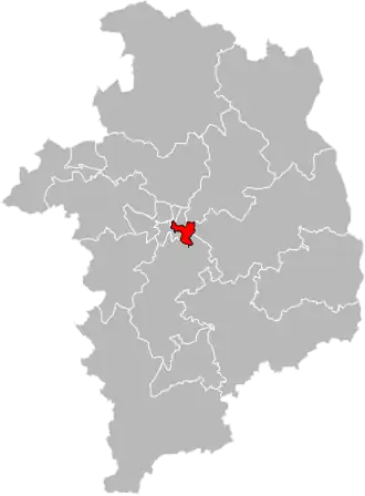 Locatie van het kanton