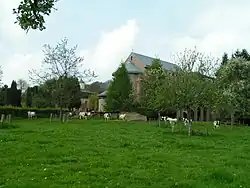 De Latijnse kerk aan de achterzijde