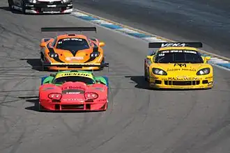 Een Marcos Mantis uit de Dutch Supercar Challenge.