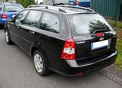 Chevrolet Nubira Wagon, achteraanzicht