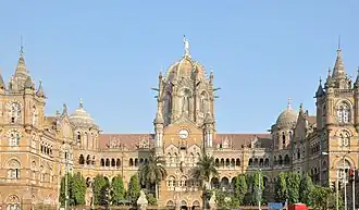 Chhatrapati Shivaji Terminus, voorheen Victoria Station, Mumbai, India, 1888, mengstijl