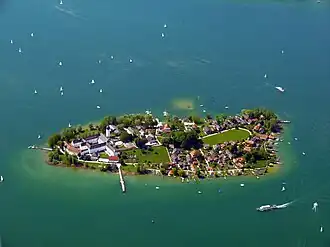 Kaart van Frauenchiemsee