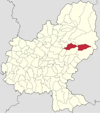 Kaart van Chiheru de Jos