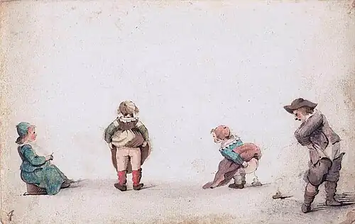 Gesina ter Borch Poepende kinderen (ca. 1649-1650)