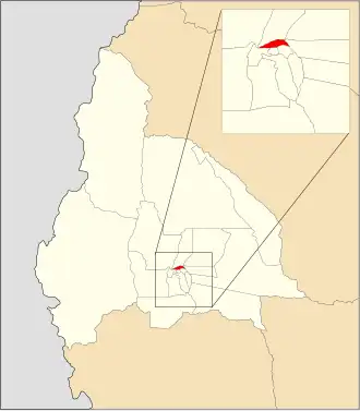 Kaart van departement