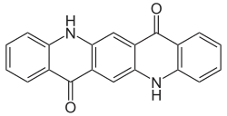Structuurformule van chinacridon