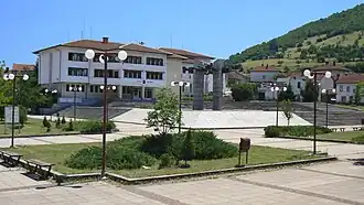 Het centrale plein in Tsjiprovtsi