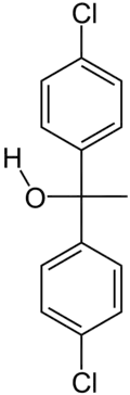 Structuurformule van chloorfenethol
