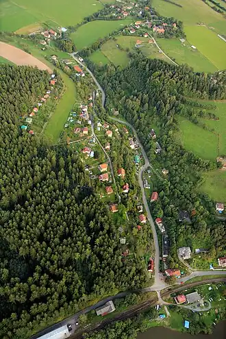 Vlkovec in vogelvlucht (2012)
