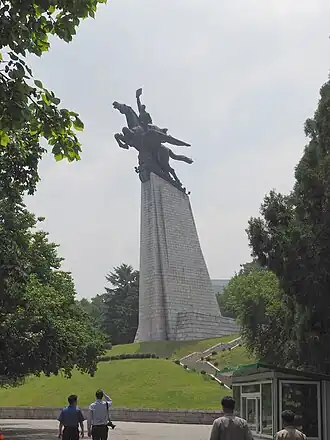 Chollima-standbeeld in Pyongyang