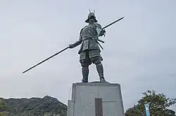 Standbeeld van daimyō Chōsokabe Motochika