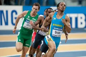 Op kop tijdens het WK indoor van 2010 in Doha
