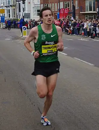 Tijdens de Great South Run in 2011, Portsmouth