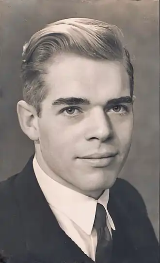 Engelandvaarder Chris van Oosterzee in 1942