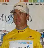 Christian Vande Velde tijdens de Ronde van Missouri 2008