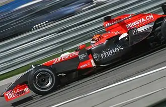 Christijan Albers aan het stuur, Verenigde Staten 2006