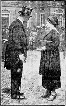 Christina Kolthek-Timmer bij de opening van de Staten-Generaal in 1921