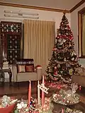 Kerstboom in een huis in Kerala