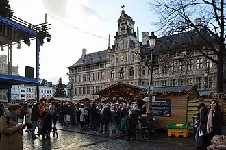 Kerstmarkt op de Grote Markt in 2024