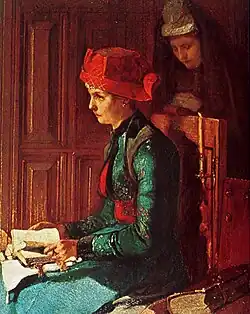 De dochter van de voorzanger, collectie Museum Hindeloopen